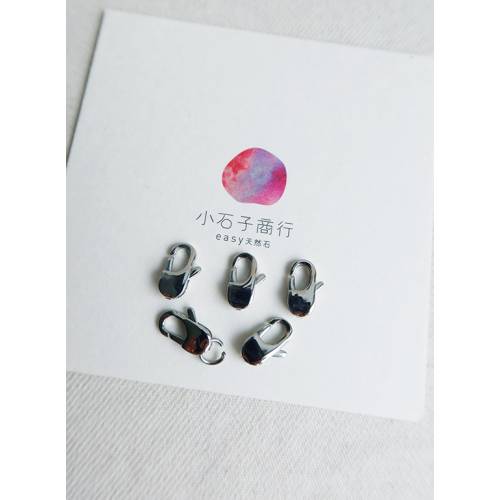 不銹鋼合金配件-龍蝦扣(長方)8x13mm (1入)