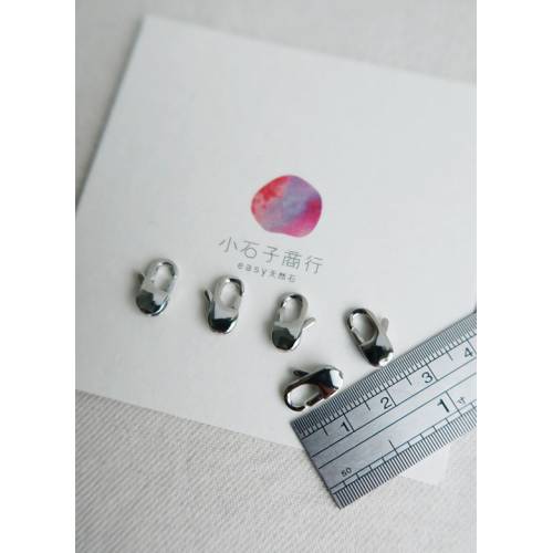 不銹鋼合金配件-龍蝦扣(長方)8x13mm (1入)