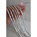 淡水珍珠-不規則長型(白)約4x22~4x25mm"直洞(1串/約15~16入)