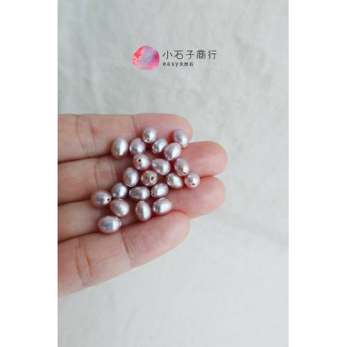 淡水珍珠-米粒(粉)約5.5x7mm(A) (15入)