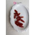 紅瑪瑙-圓水滴6x16mm(直洞) (1入)[AD6EA0616]