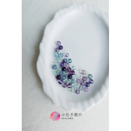 螢石-4~4.5mm 圓珠(A) (35入)