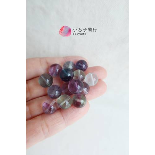 螢石-10mm 圓珠(A) (15入)