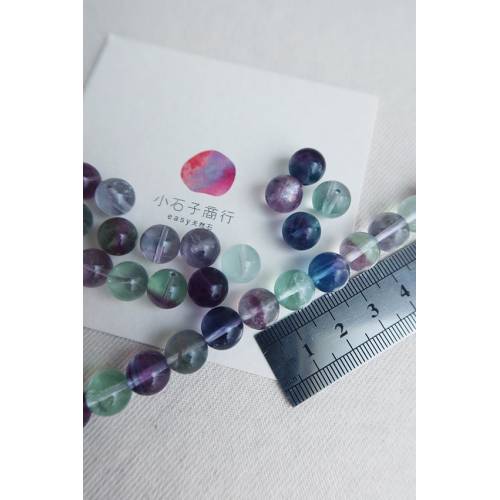 螢石-10mm 圓珠(A) (15入)