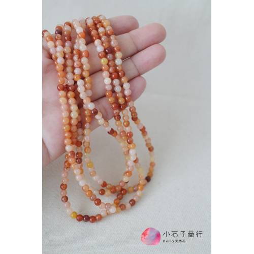 老黃玉-4mm 圓珠 (40入)