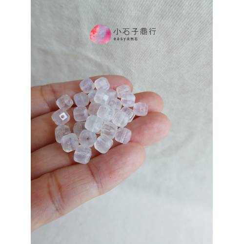 月光石-正方切角6mm(AA) (13入)