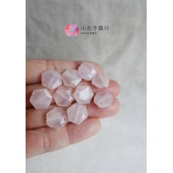 粉晶-六角型切角12x13mm (1入)
