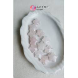 粉晶-五角星切角14mm (1入)