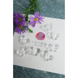 白水晶-蝴蝶 約12x17mm (1入)