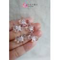 白水晶-蝴蝶 約12x17mm (10入)