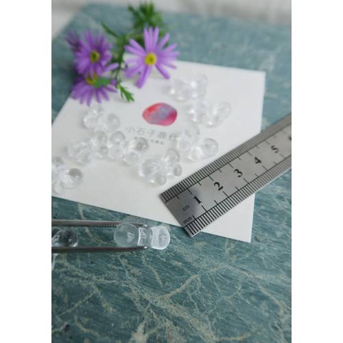 白水晶-蝴蝶 約12x17mm (1入)